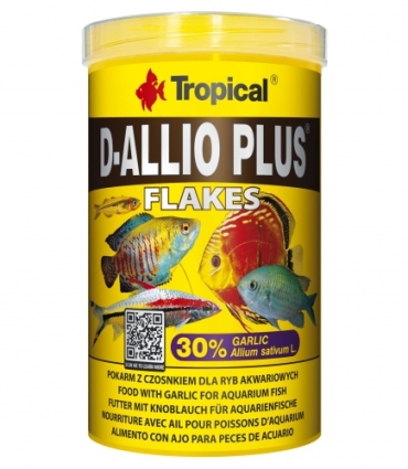 Comida peces de ajo escama D allio plus de Tropical